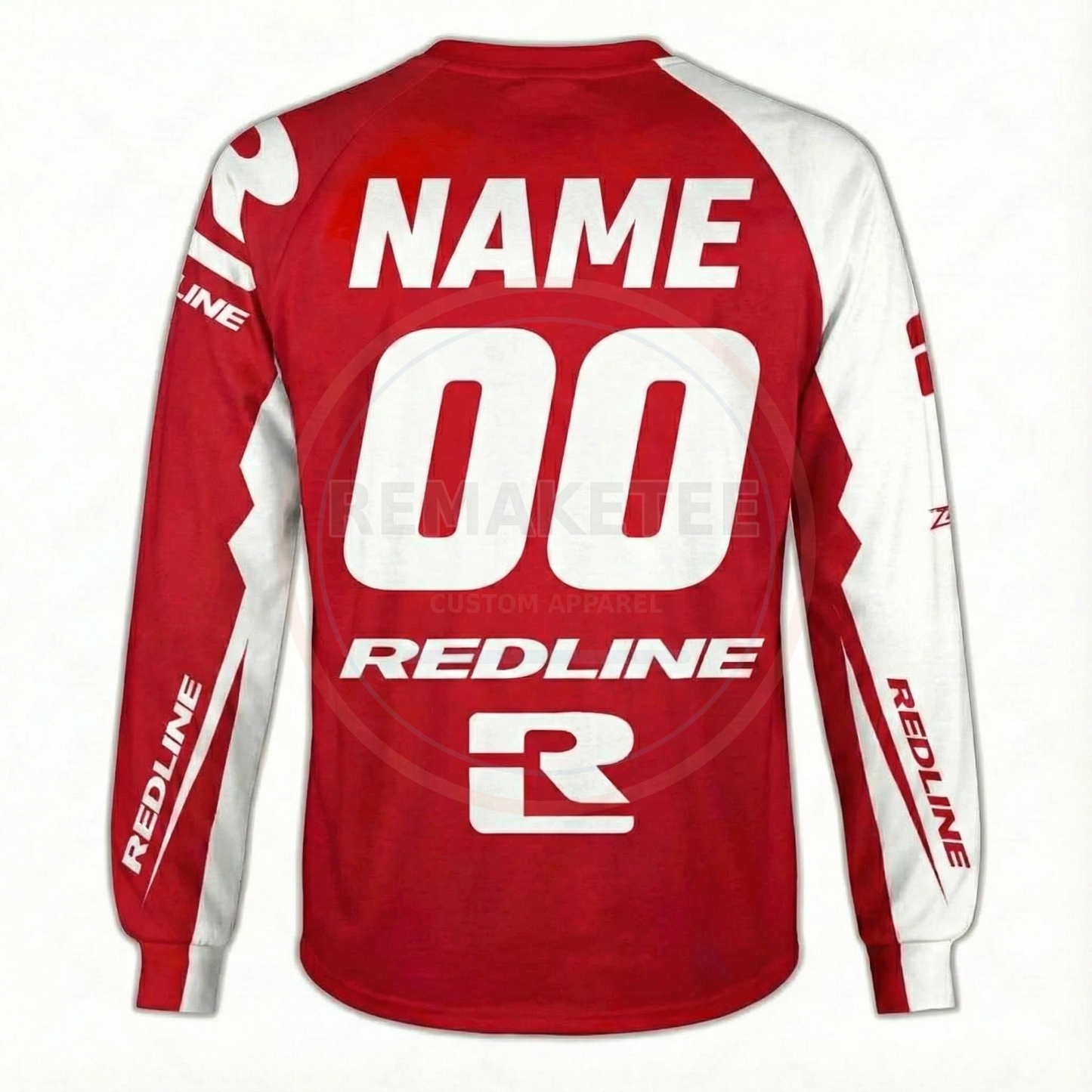 RemakeTee Redline Custom Vintage Retro BMX Racing Jersey 204