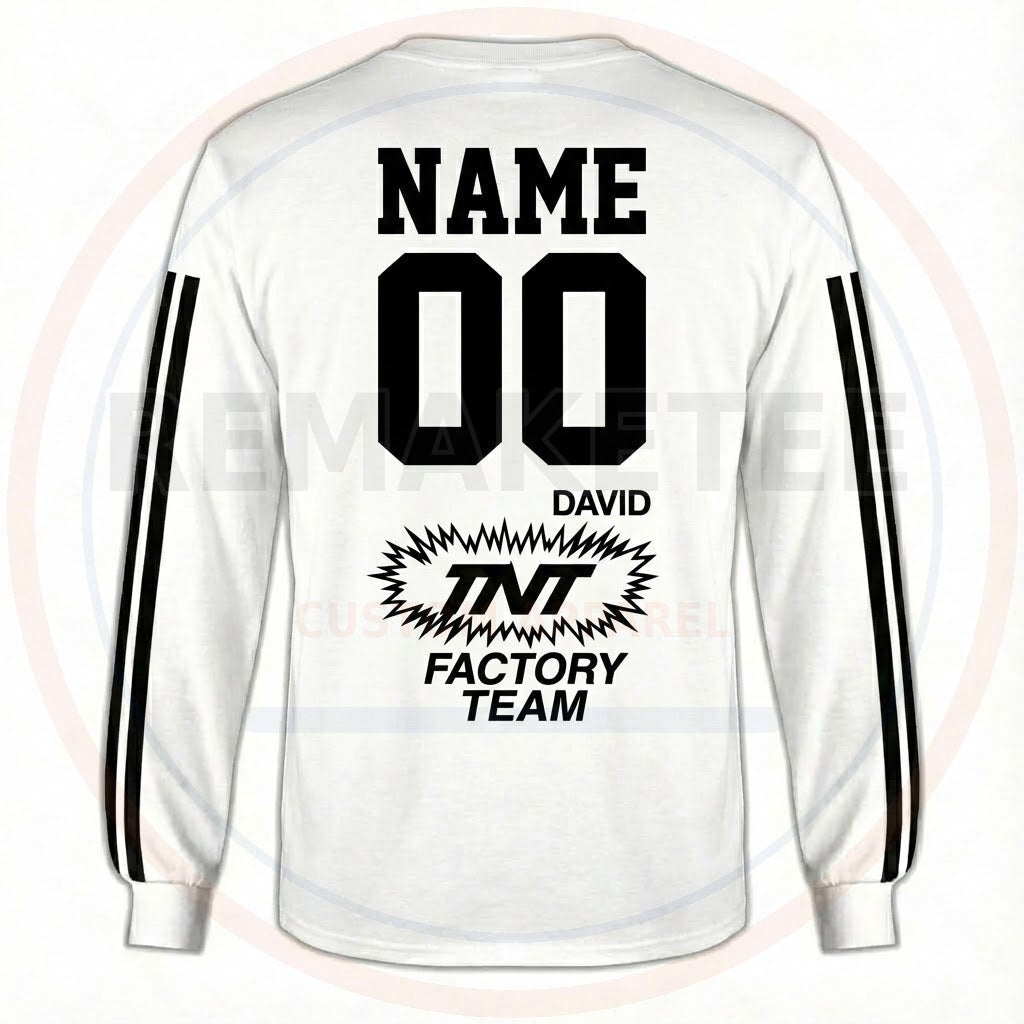 RemakeTee TNT Custom Vintage Retro BMX Racing Jersey 325