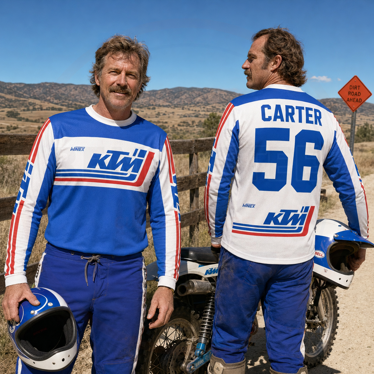 RemakeTee KTM Custom Vintage Retro VMX Racing Jersey 942