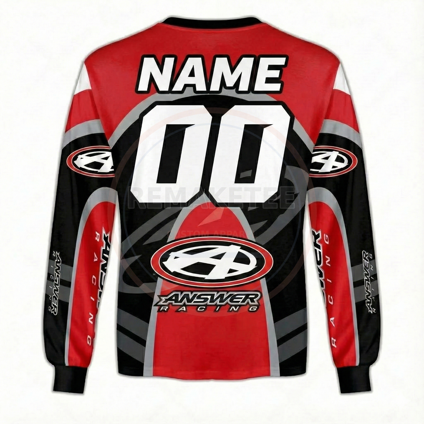 RemakeTee Answer Custom Vintage Retro BMX Racing Jersey 293