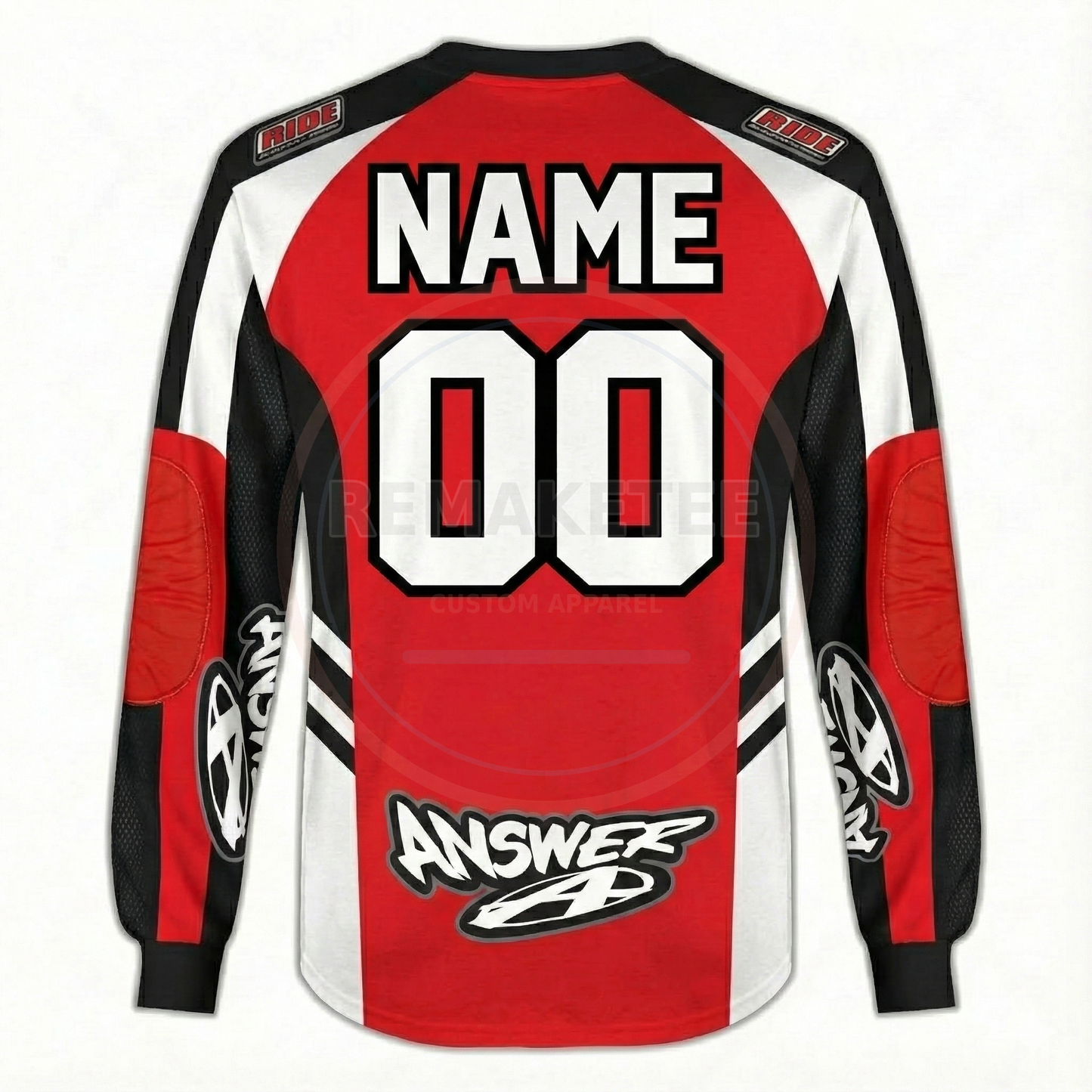 RemakeTee Answer Custom Vintage Retro BMX Racing Jersey 294