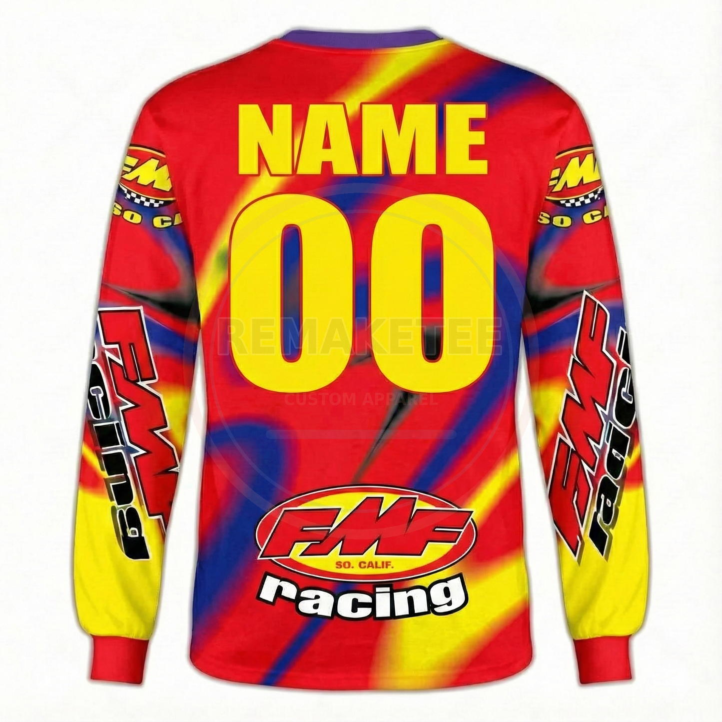 RemakeTee FMF Custom Vintage Retro BMX Racing Jersey 301