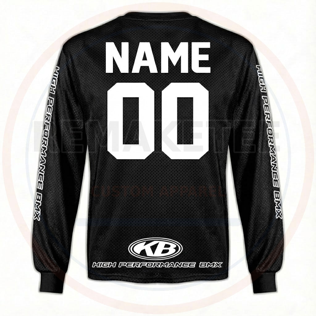 RemakeTee KB Custom Vintage Retro BMX Racing Jersey 316