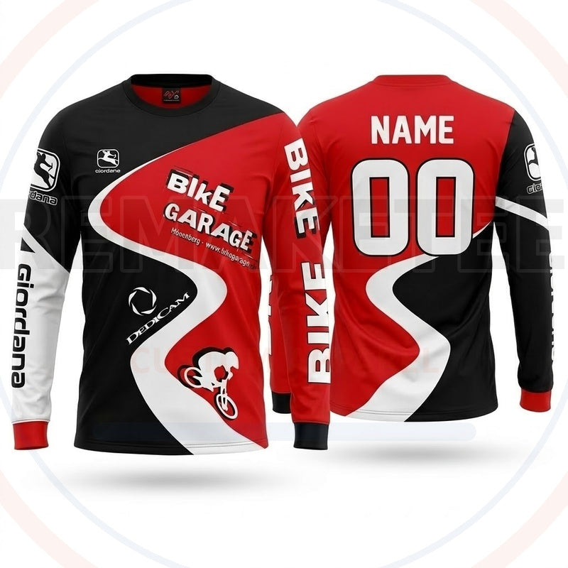 RemakeTee VTG GIORDANA Custom Vintage Retro BMX Racing Jersey 724
