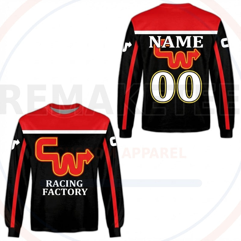 RemakeTee CW Racing Custom Vintage Retro BMX Racing Jersey 487