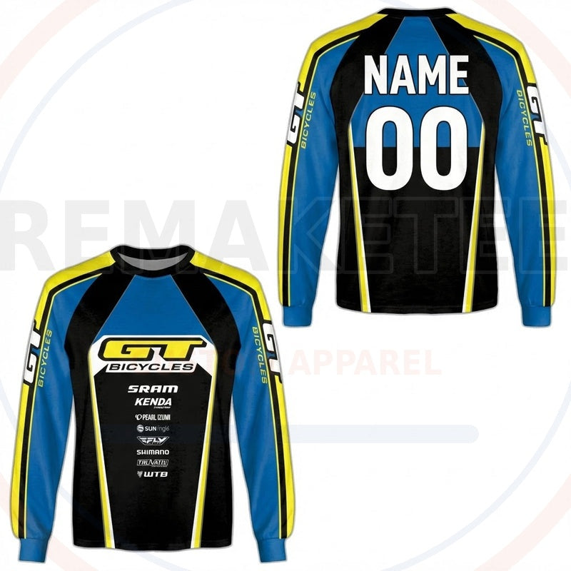 RemakeTee GT Custom Vintage Retro BMX Racing Jersey 490
