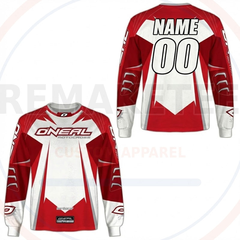 RemakeTee O'neal Custom Vintage Retro BMX Racing Jersey 680