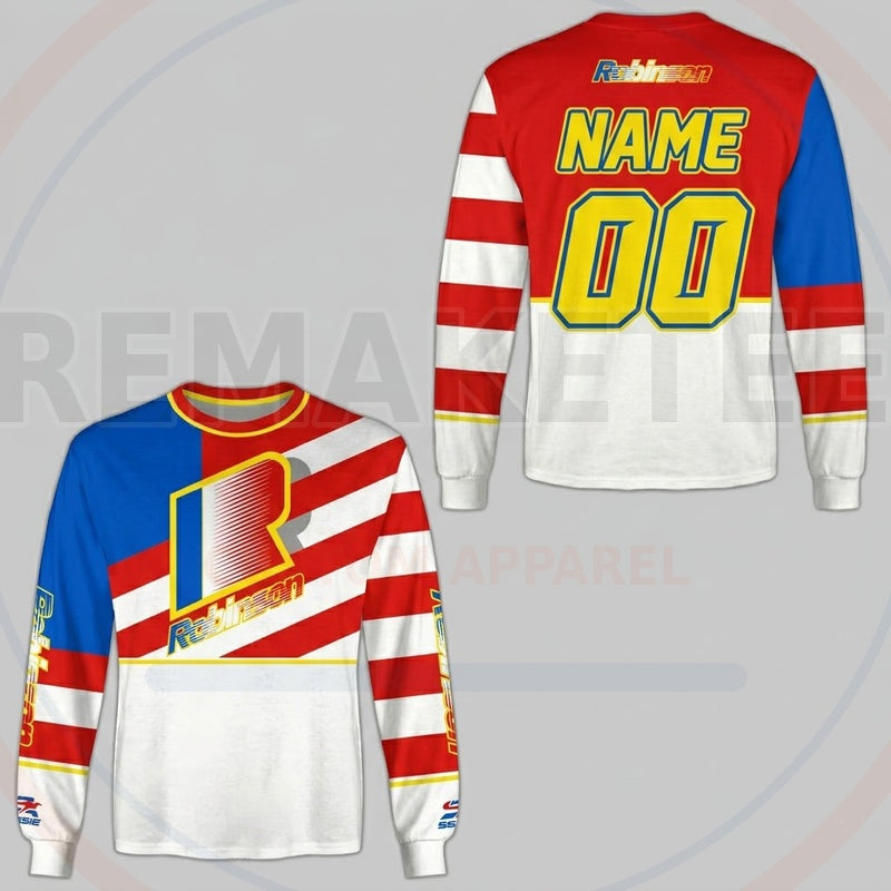 RemakeTee Robinson Custom Vintage Retro BMX Racing Jersey 771
