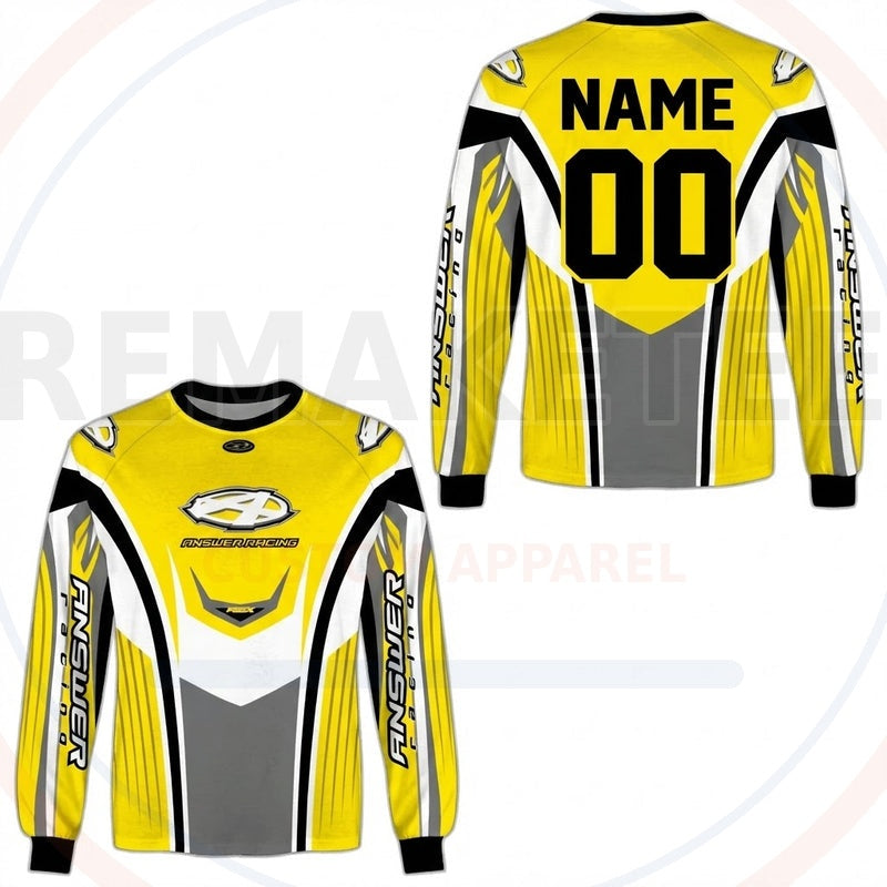RemakeTee Answer Custom Vintage Retro BMX Racing Jersey 457