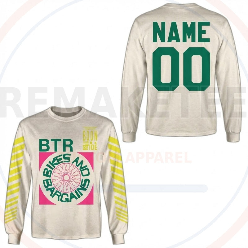 RemakeTee BTR Custom Vintage Retro BMX Racing Jersey 458