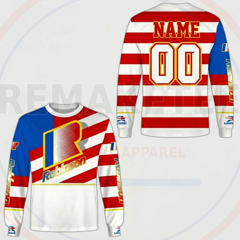 RemakeTee Robinson Custom Vintage Retro BMX Racing Jersey 769