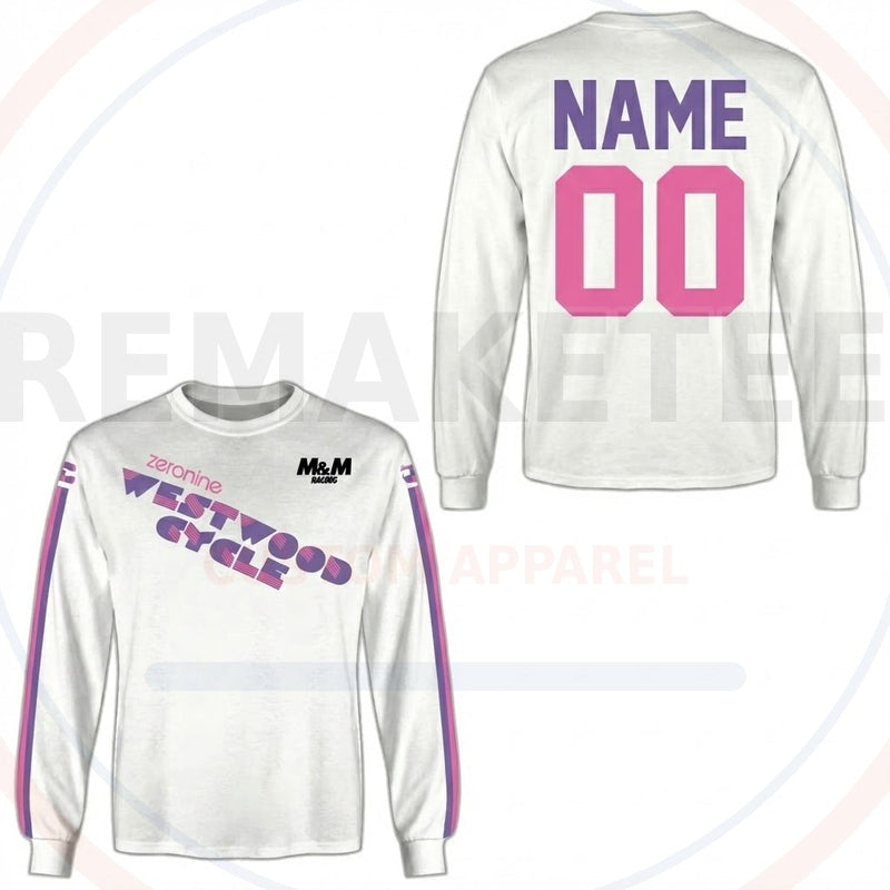 RemakeTee Zeronine Westwood Custom Vintage Retro BMX Racing Jersey 571