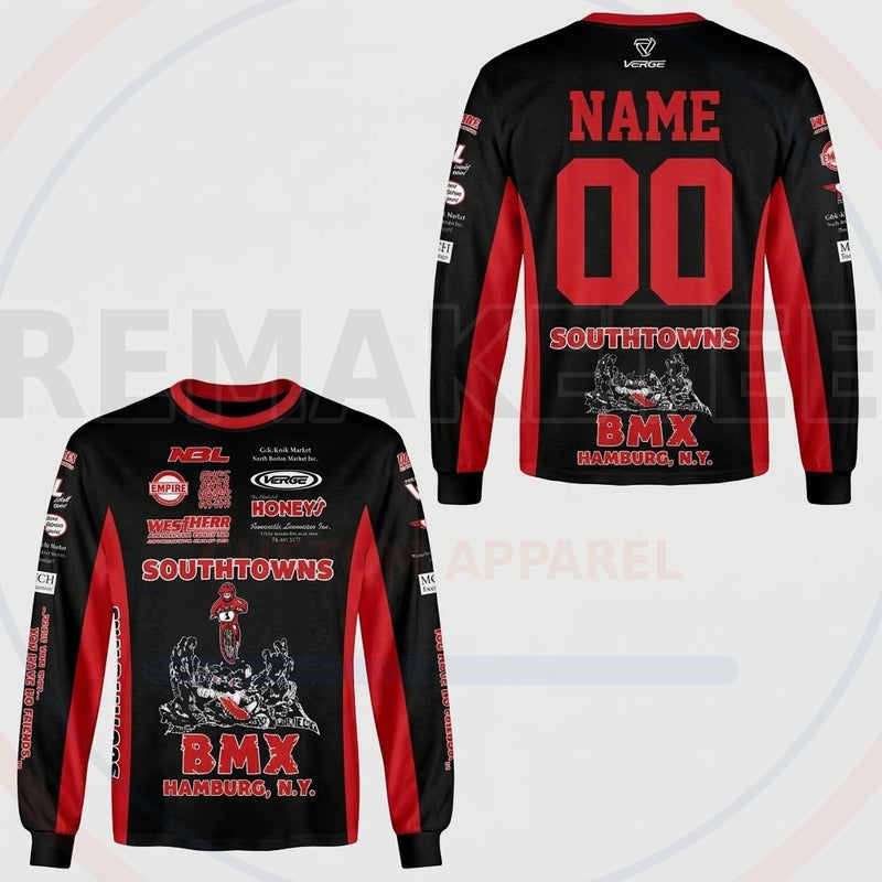 RemakeTee Southtowns Custom Vintage Retro BMX Racing Jersey 707