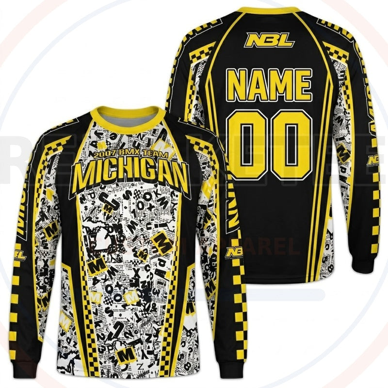RemakeTee Custom Vintage Retro BMX Racing Jersey 772