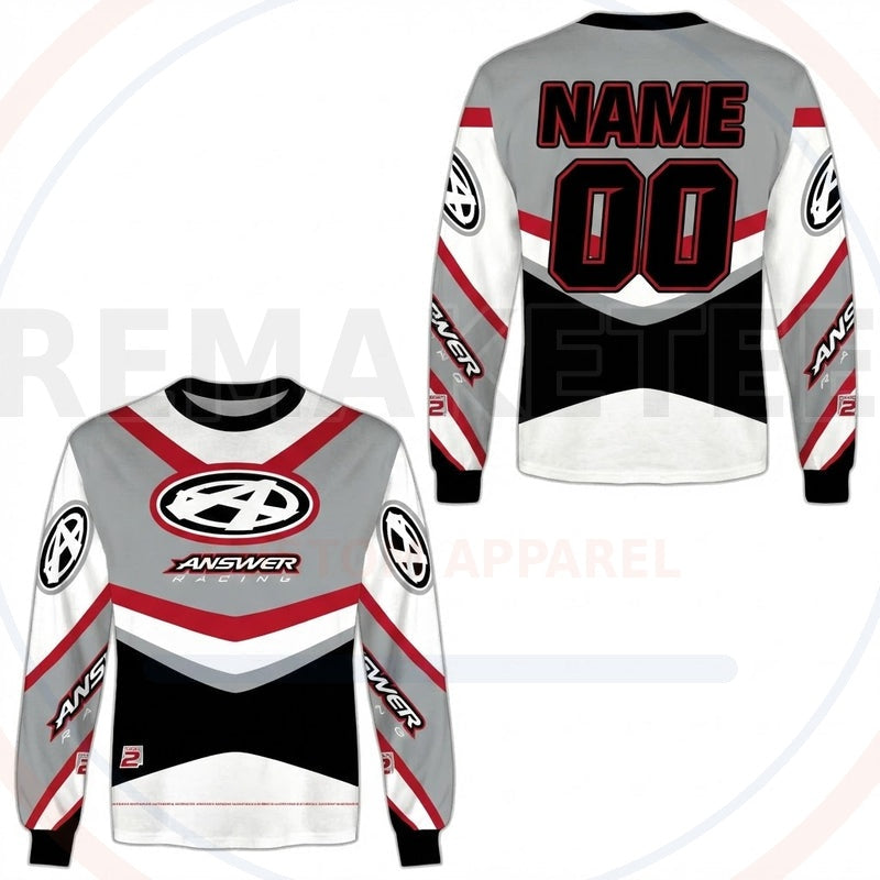 RemakeTee Answer Custom Vintage Retro BMX Racing Jersey 453