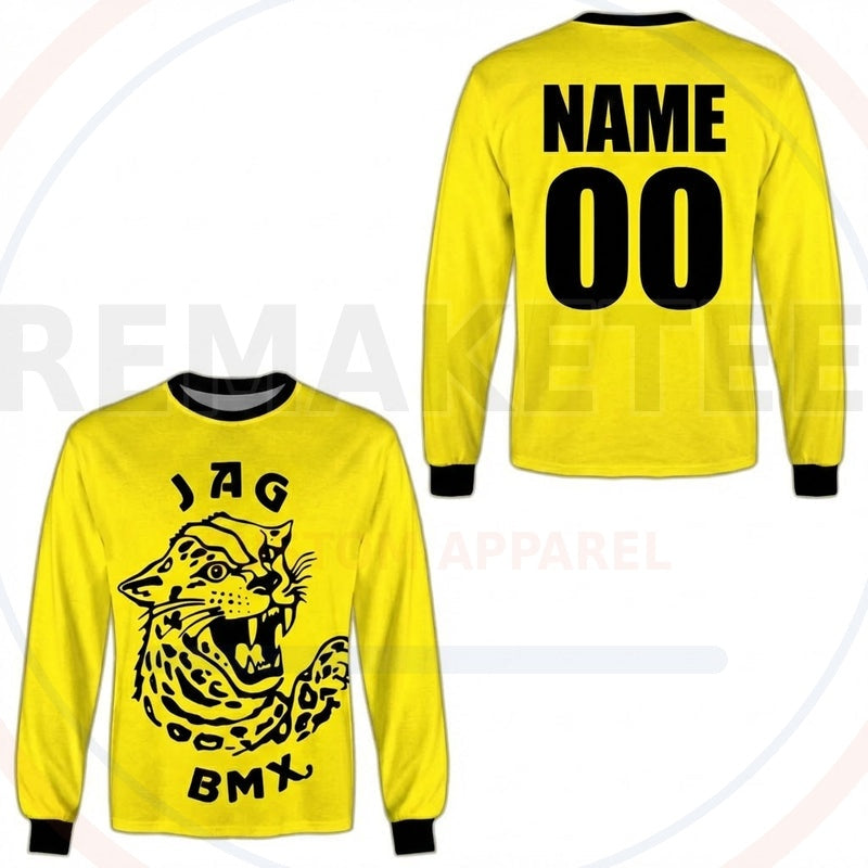 RemakeTee JAGUAR Custom Vintage Retro BMX Racing Jersey 566