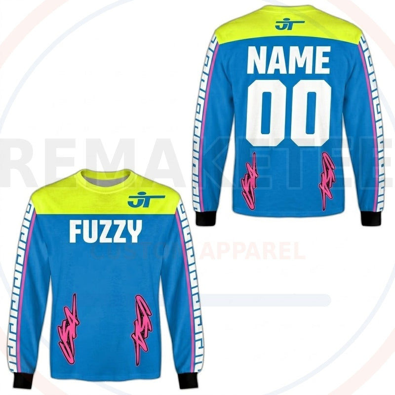 RemakeTee Fuzzy JT Custom Vintage Retro BMX Racing Jersey 689
