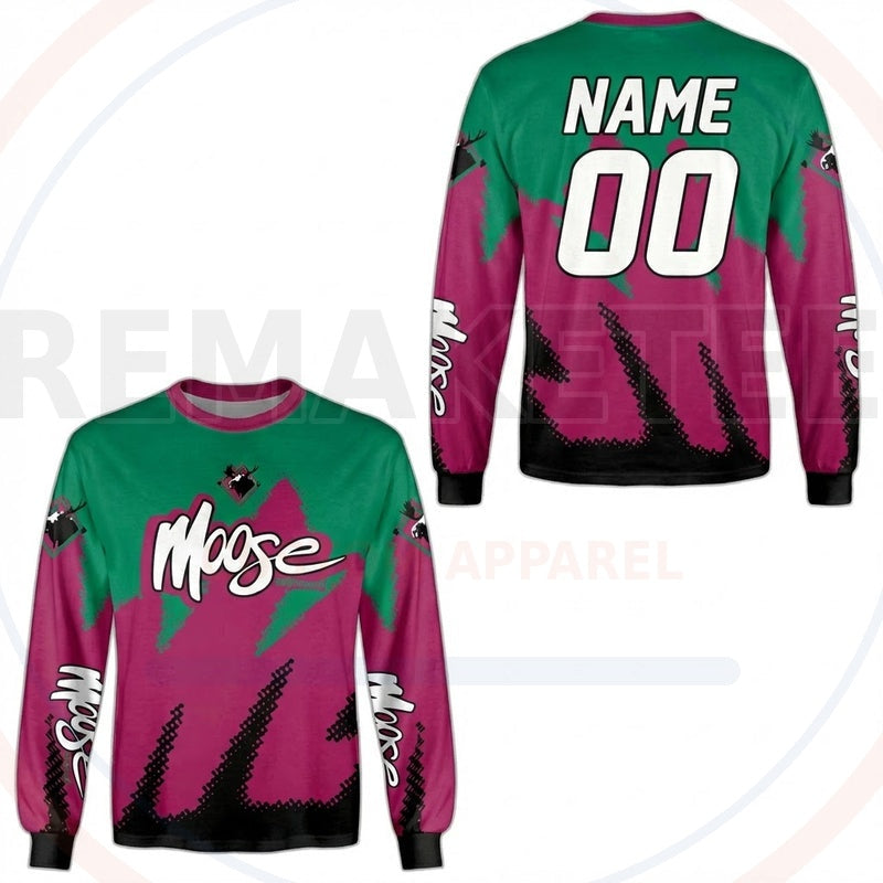 RemakeTee Moose Custom Vintage Retro BMX Racing Jersey 452
