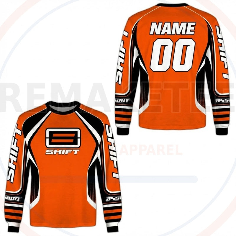 RemakeTee Shift Custom Vintage Retro BMX Racing Jersey 567