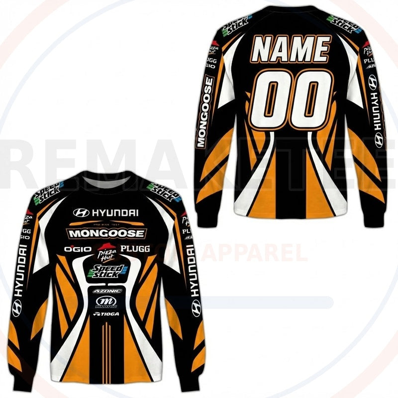 RemakeTee Mongoose Custom Vintage Retro BMX Racing Jersey 654