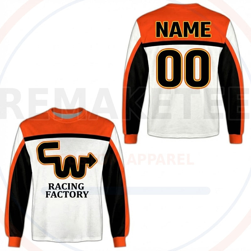 RemakeTee CW Racing Custom Vintage Retro BMX Racing Jersey 454