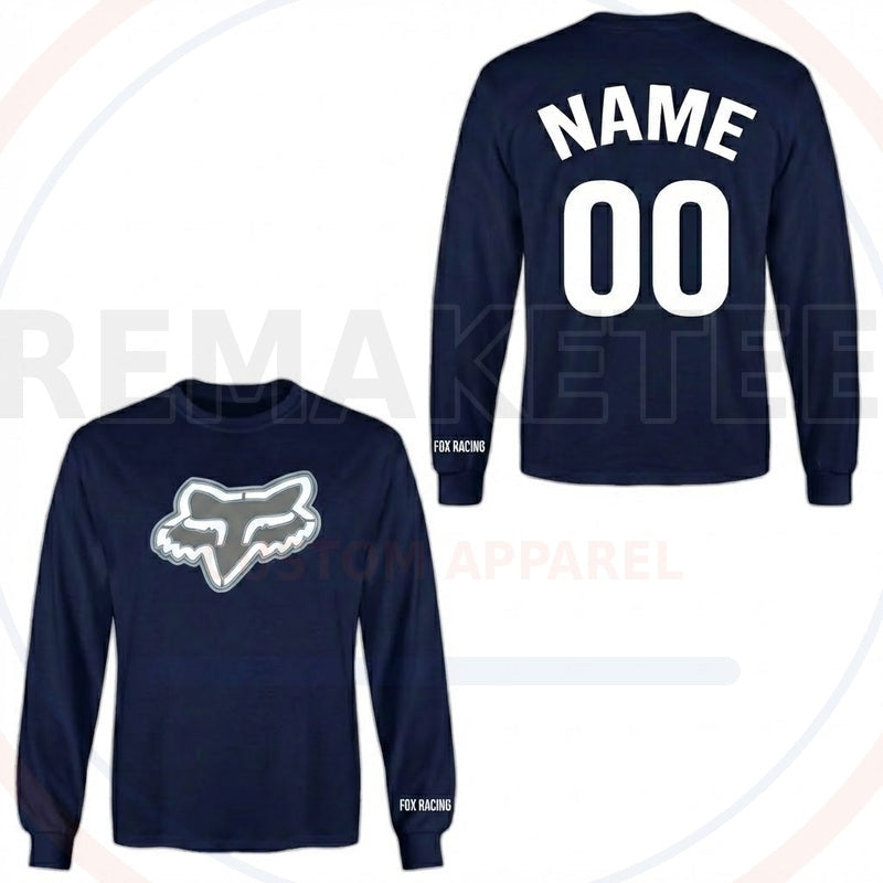RemakeTee Fox Custom Vintage Retro BMX Racing Jersey 587