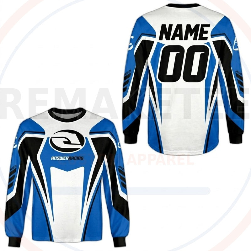 RemakeTee Answer Racing Custom Vintage Retro BMX Racing Jersey 723