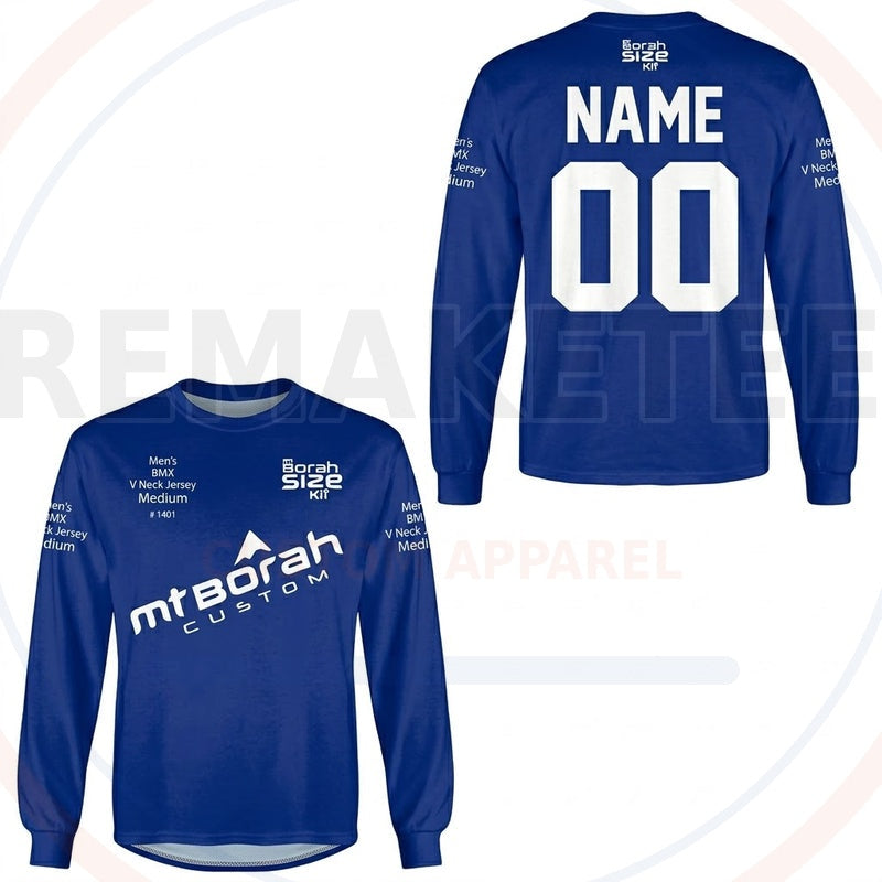 RemakeTee Mt Borah Custom Vintage Retro BMX Racing Jersey 722