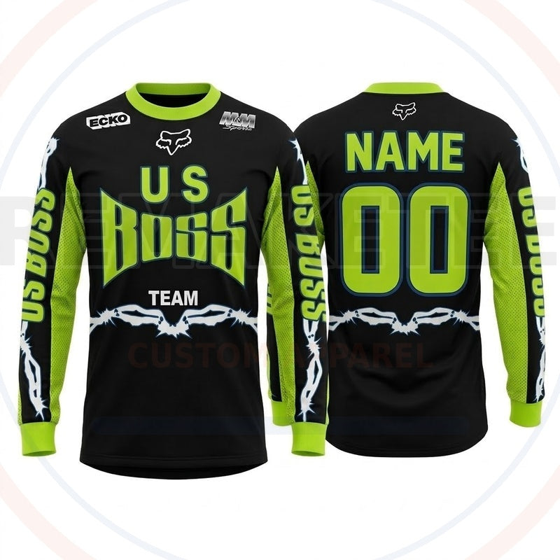 RemakeTee BOSS Custom Vintage Retro BMX Racing Jersey 787