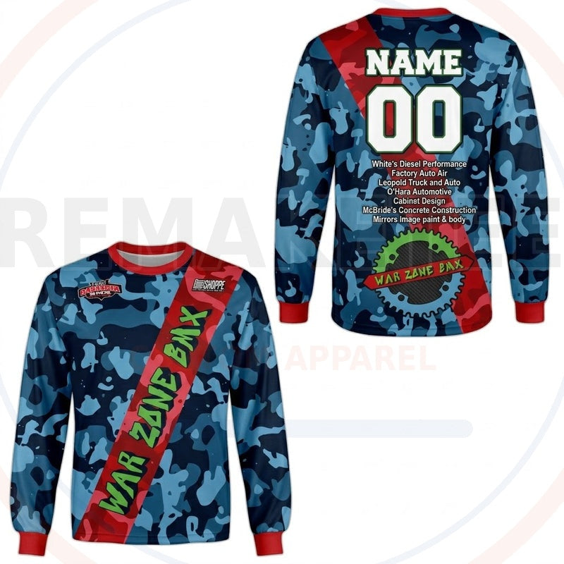 RemakeTee Custom Vintage Retro BMX Racing Jersey 785