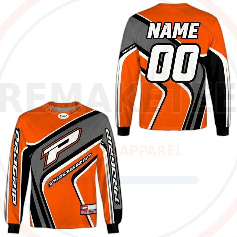 RemakeTee Progrip Custom Vintage Retro BMX Racing Jersey 482