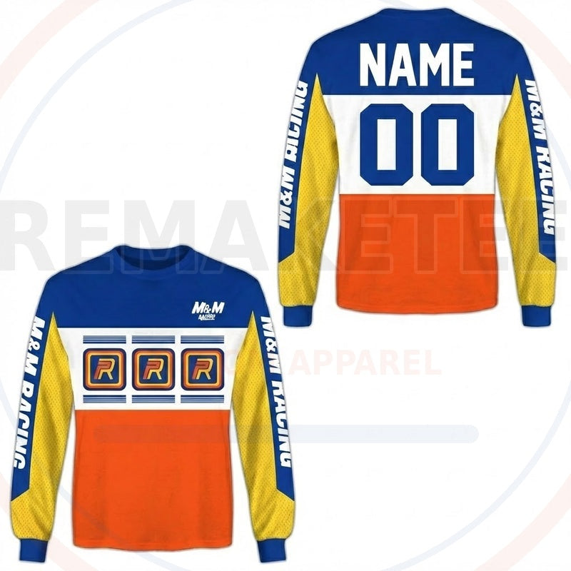 RemakeTee Patterson Custom Vintage Retro BMX Racing Jersey 671