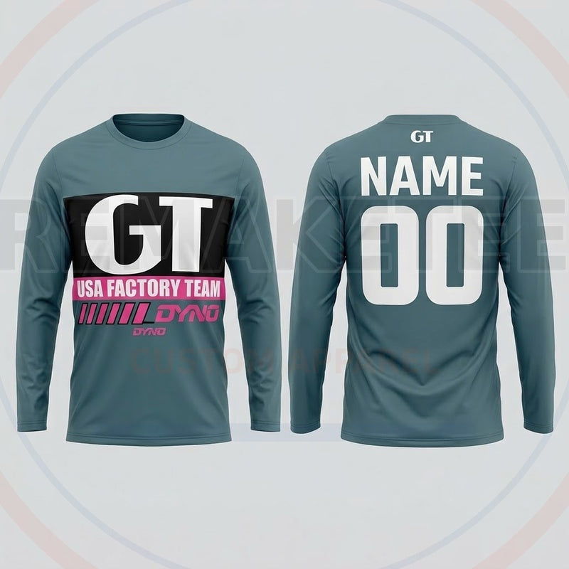 RemakeTee GT Custom Vintage Retro BMX Racing Jersey 776
