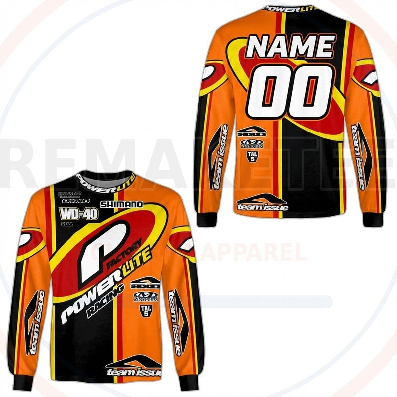 RemakeTee Powerlite Custom Vintage Retro BMX Racing Jersey 469