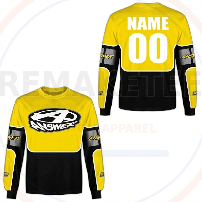 RemakeTee Answer Custom Vintage Retro BMX Racing Jersey 684