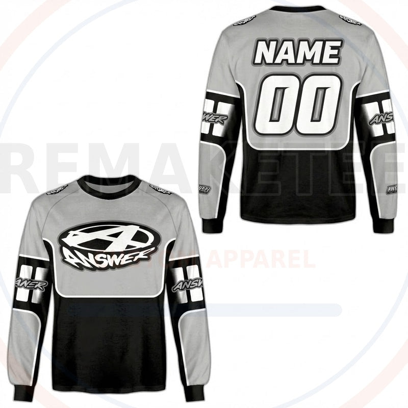 RemakeTee Answer Custom Vintage Retro BMX Racing Jersey 577