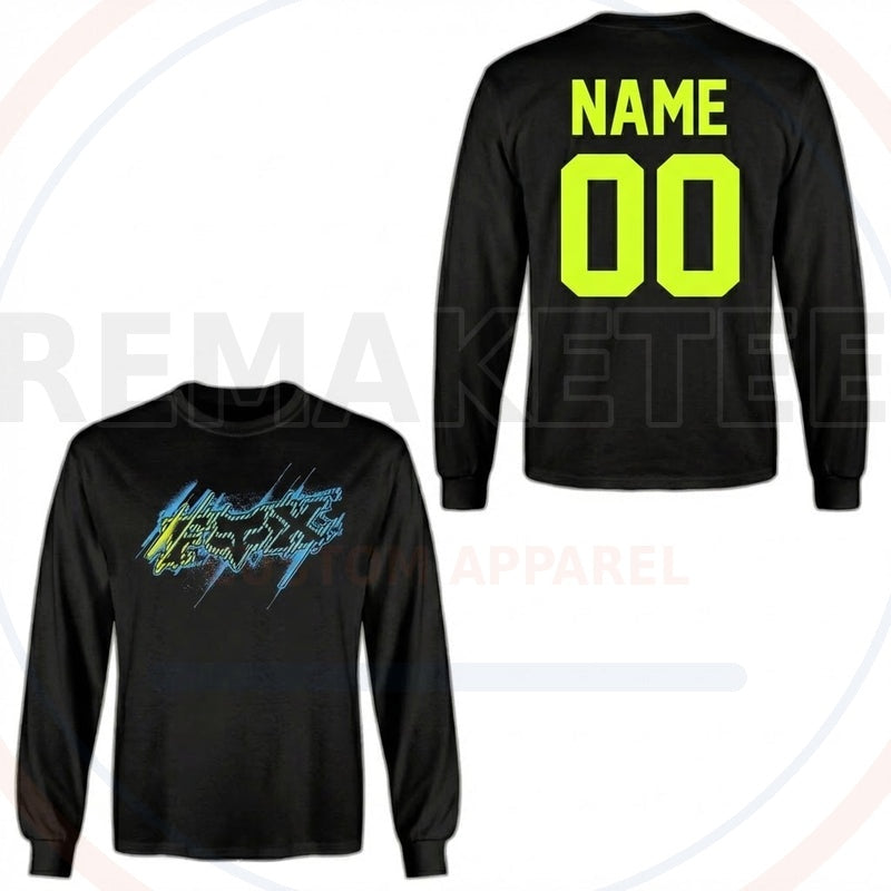 RemakeTee Fox Custom Vintage Retro BMX Racing Jersey 687