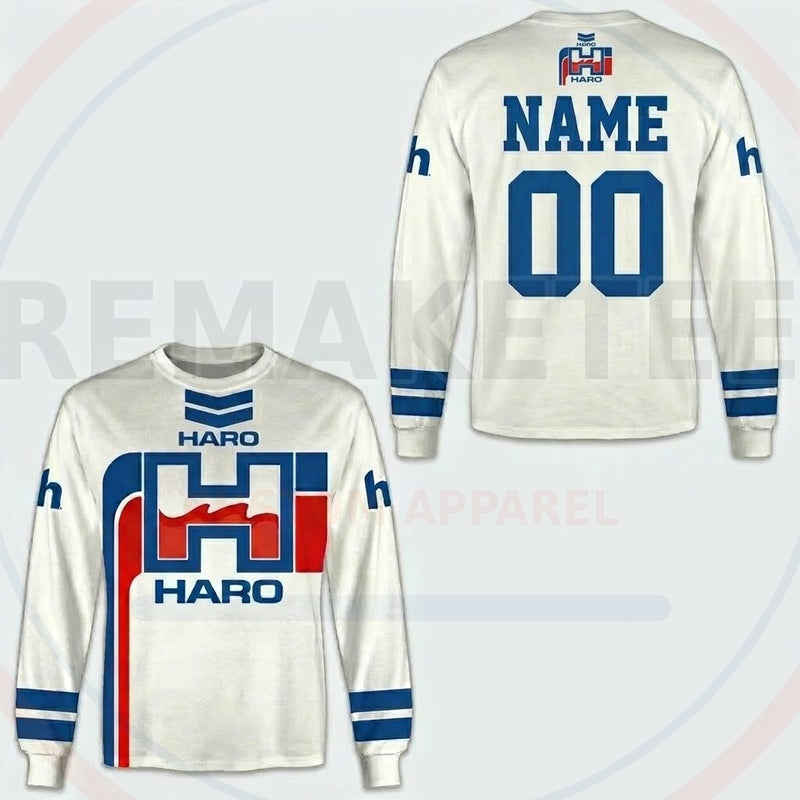 RemakeTee Haro Custom Vintage Retro BMX Racing Jersey 708