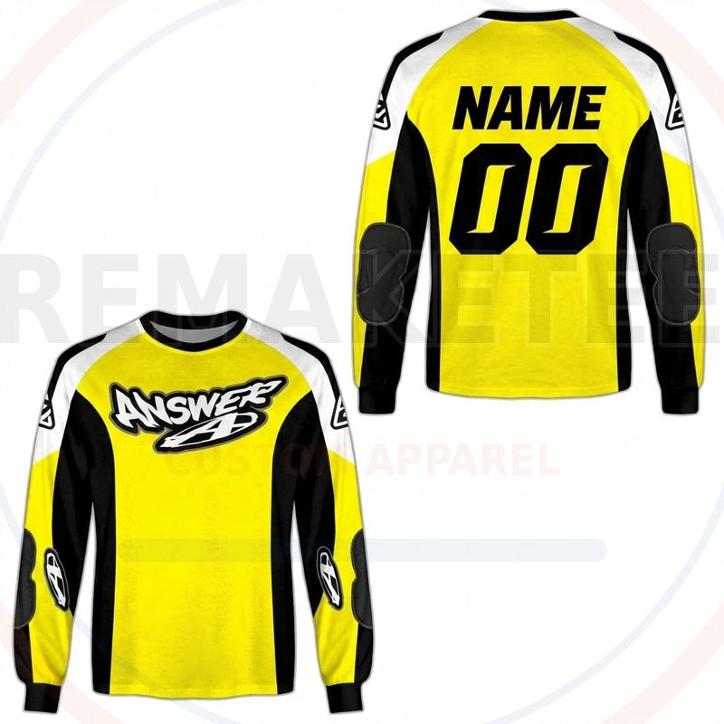 RemakeTee Answer Custom Vintage Retro BMX Racing Jersey 462