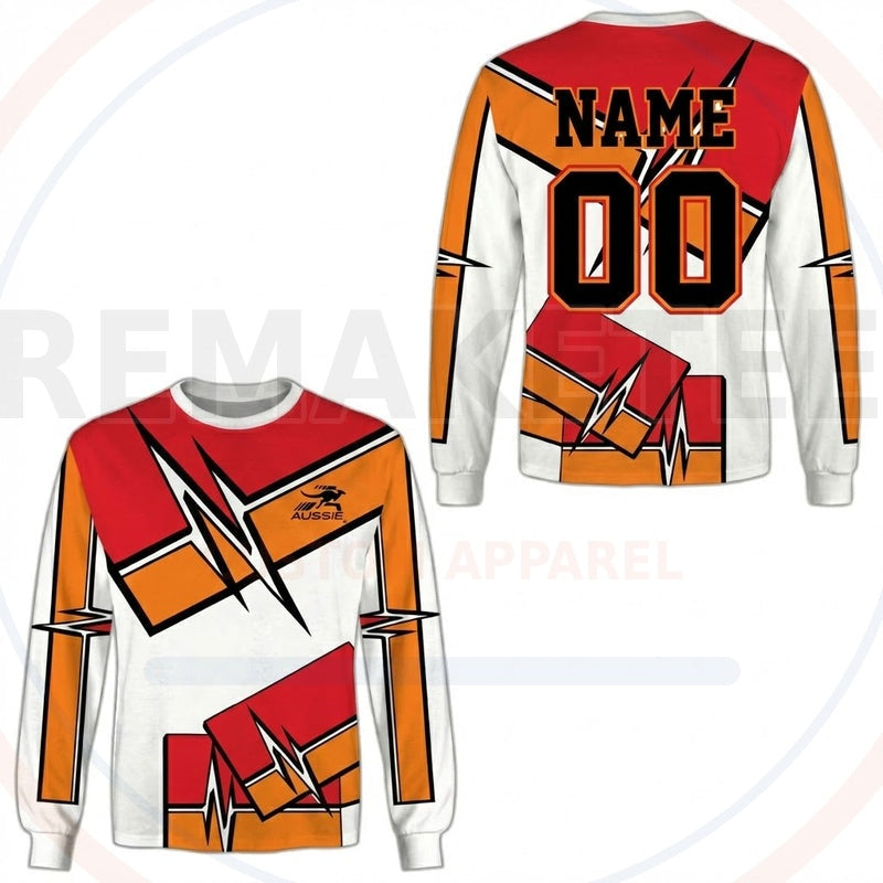RemakeTee Aussie Custom Vintage Retro BMX Racing Jersey 573