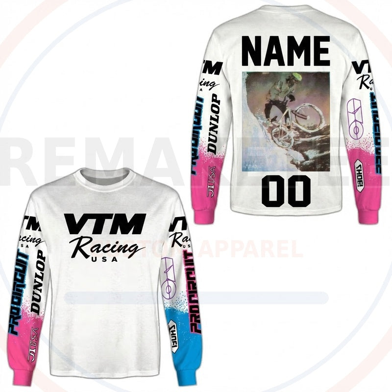 RemakeTee VTM Racing Custom Vintage Retro BMX Racing Jersey 669