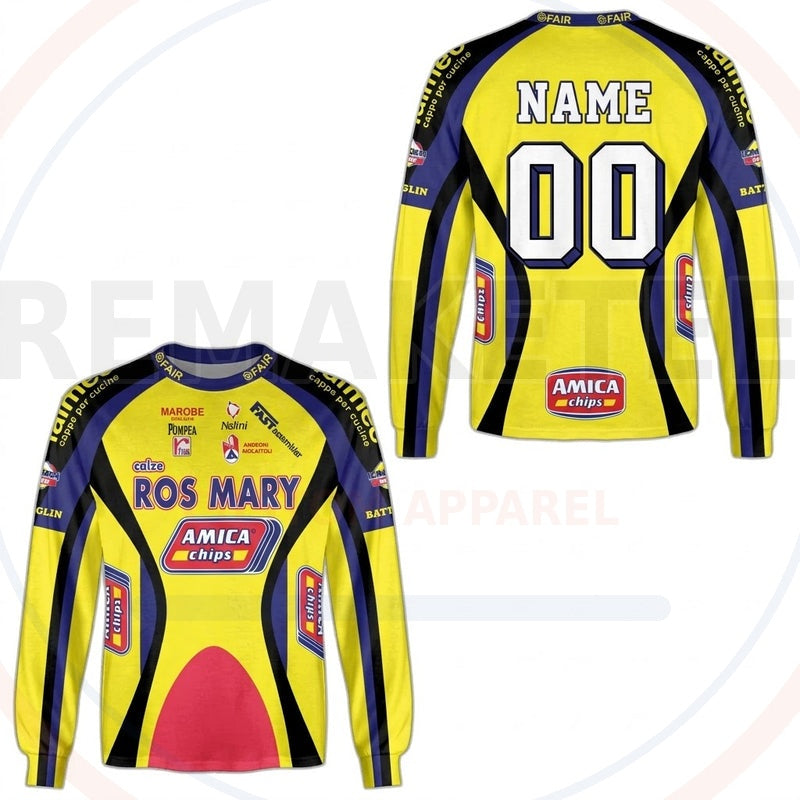 RemakeTee Ros Mary Amica Chips Custom Vintage Retro BMX Racing Jersey 709