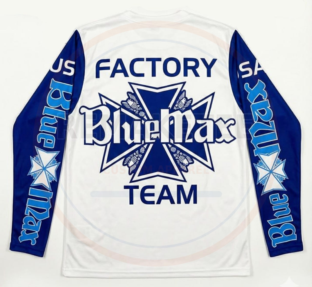 RemakeTee Blue Max Custom Vintage Retro BMX Racing Jersey 158