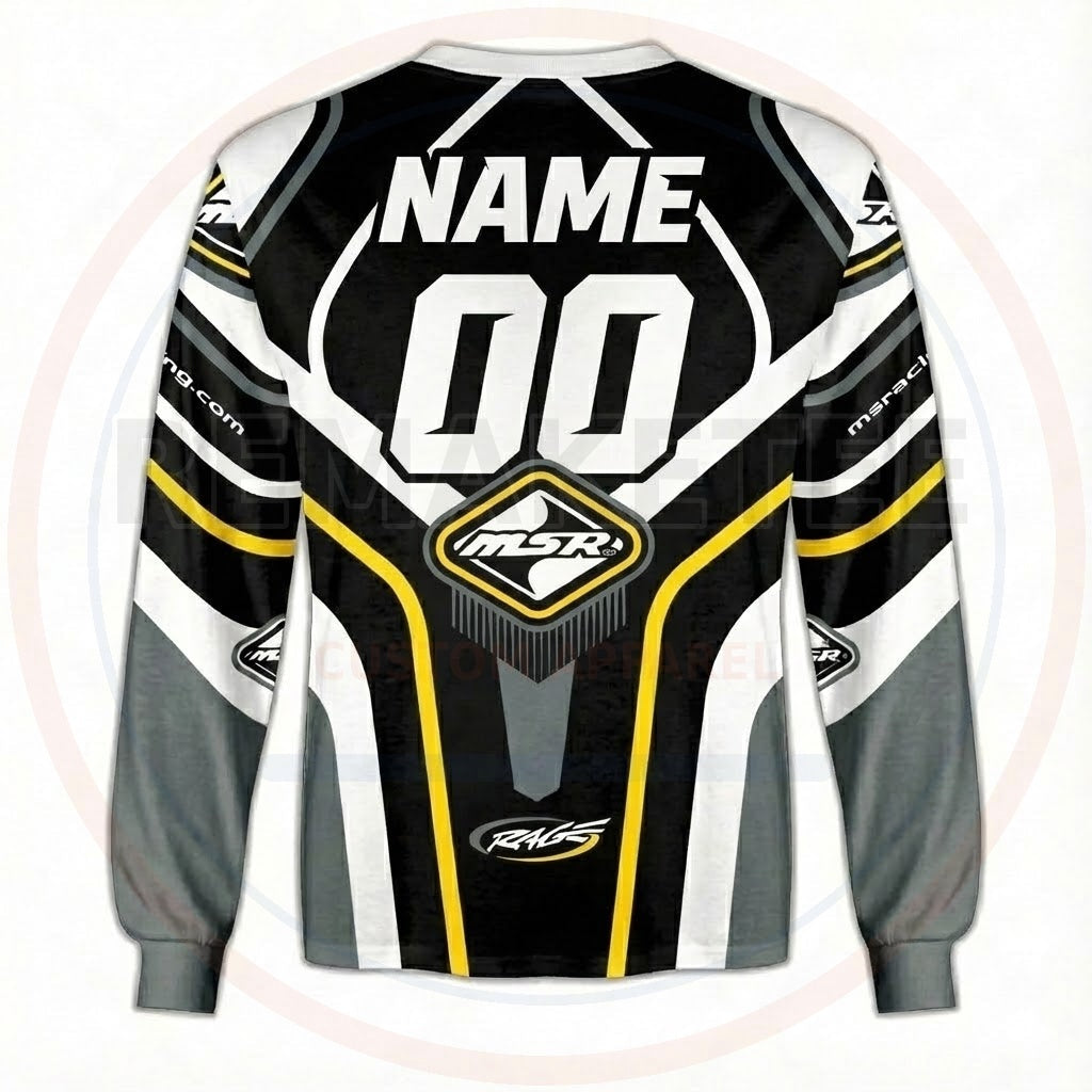 RemakeTee MSR Custom Vintage Retro BMX Racing Jersey 390