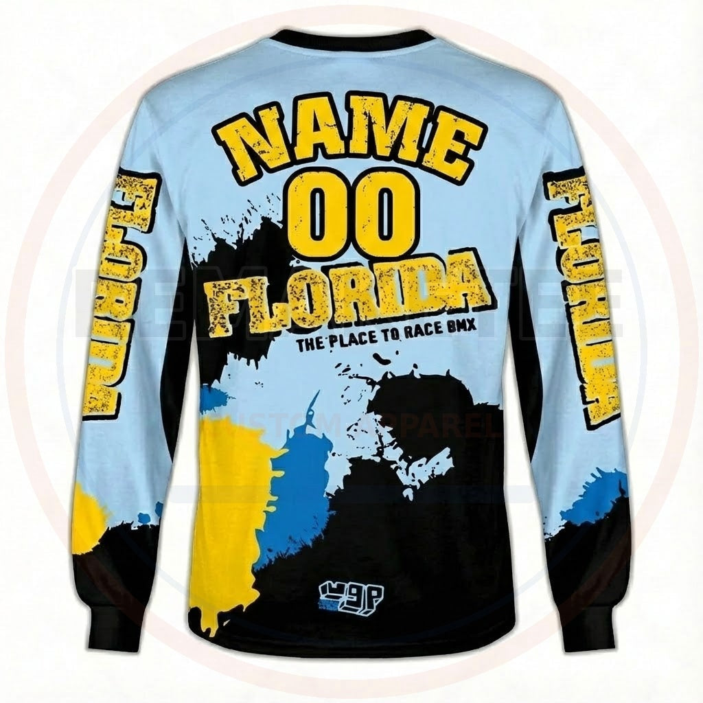 RemakeTee Florida Custom Vintage Retro BMX Racing Jersey 306
