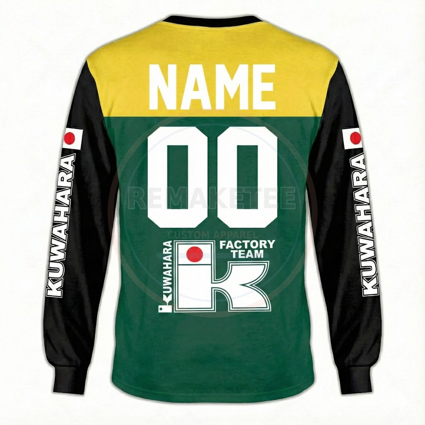 RemakeTee Kuwahara Custom Vintage Retro BMX Racing Jersey 248
