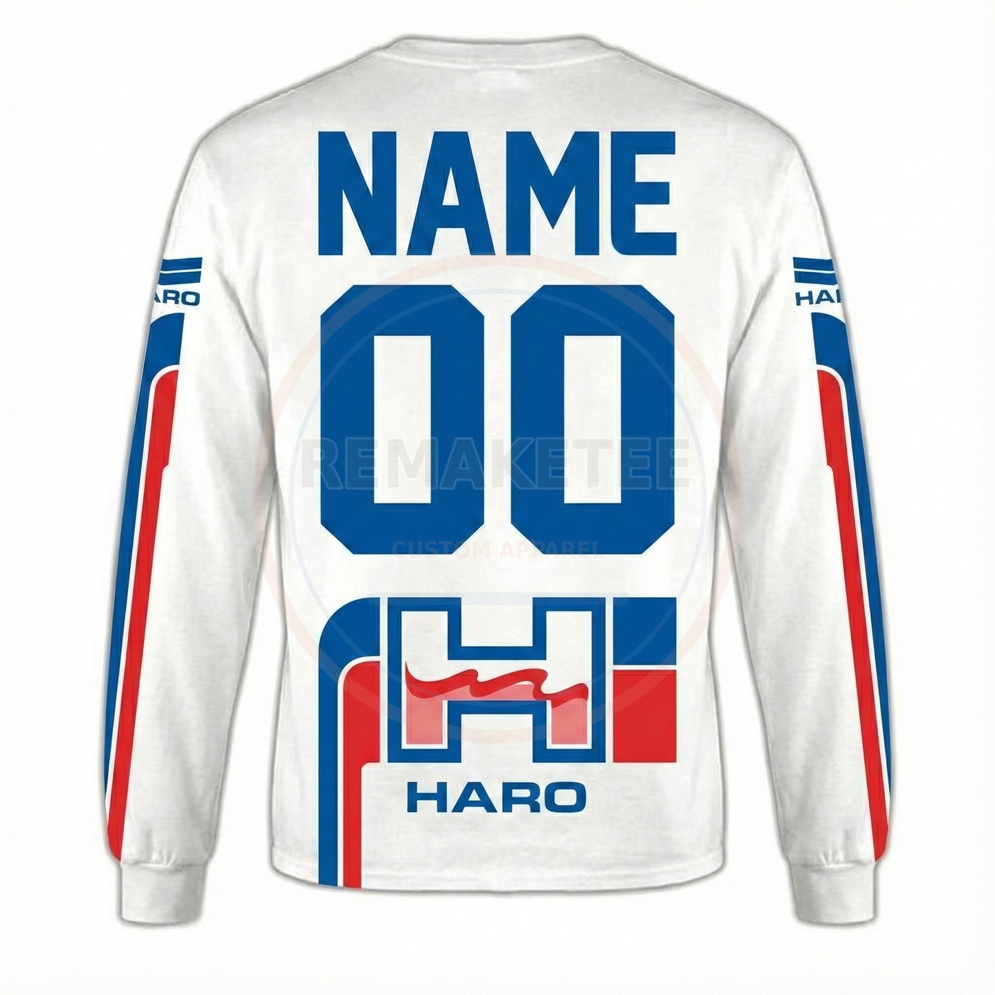 RemakeTee Haro Custom Vintage Retro BMX Racing Jersey 256