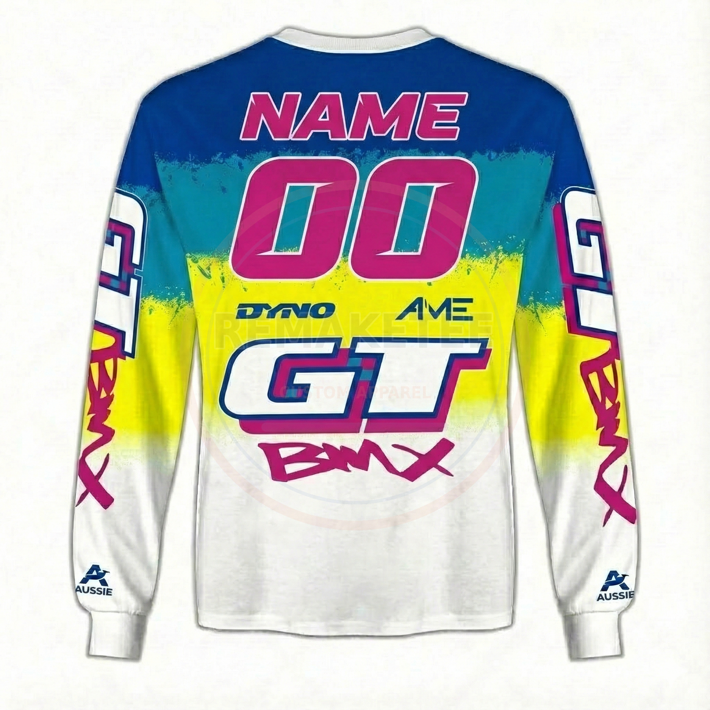 RemakeTee GT Custom Vintage Retro BMX Racing Jersey 175