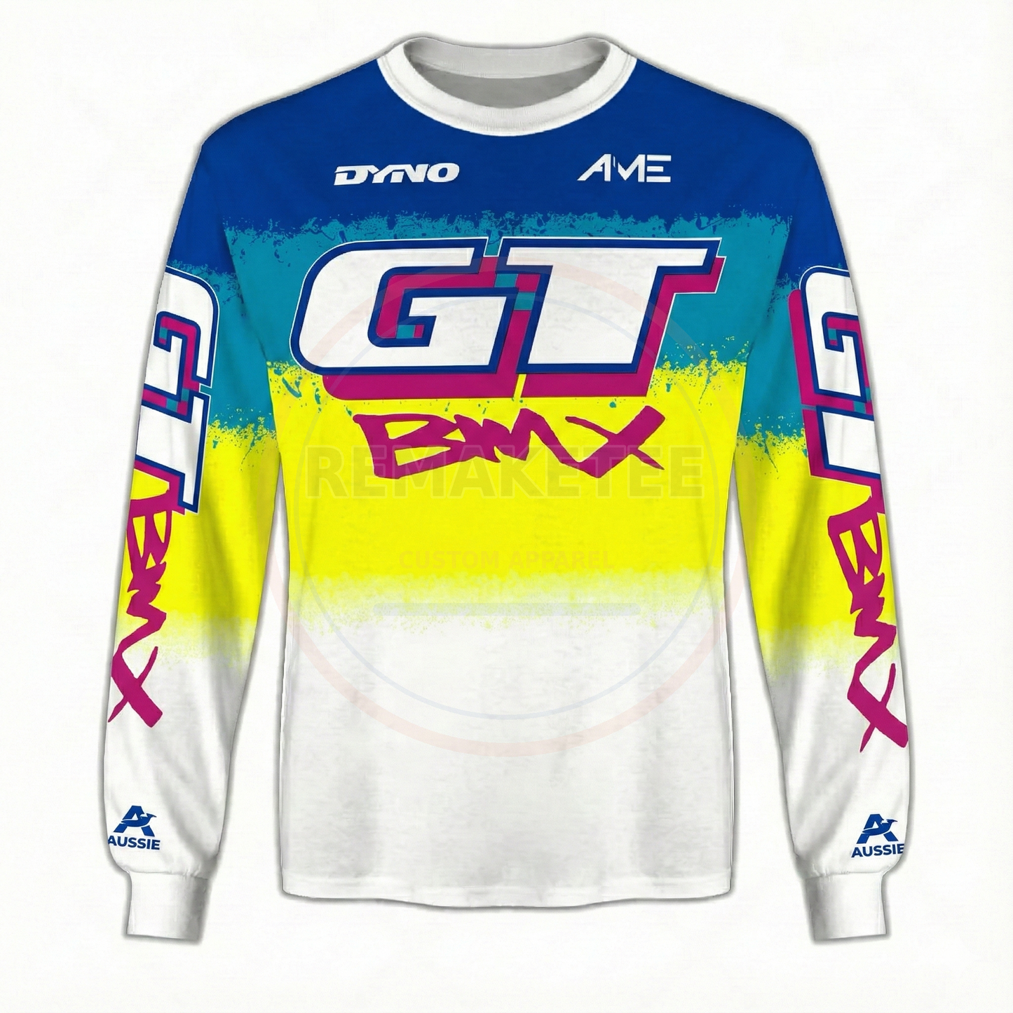 RemakeTee GT Custom Vintage Retro BMX Racing Jersey 176