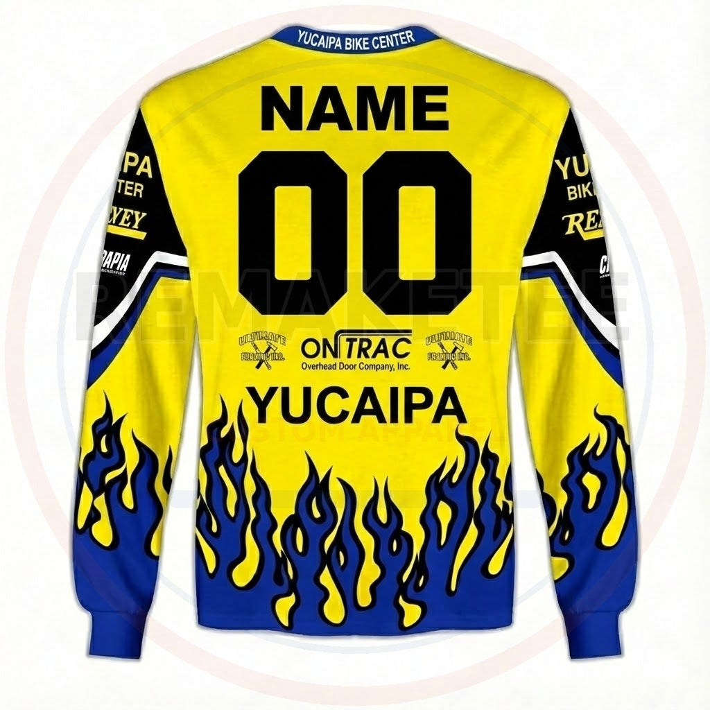 RemakeTee Yucaipa Custom Vintage Retro BMX Racing Jersey 425